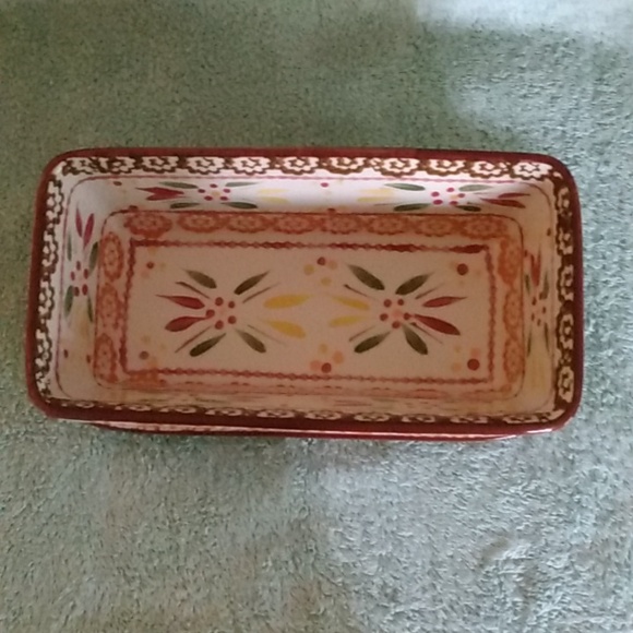 TEMP-TATIONS Ovenware 1 QT. Loaf Pan and bottom Tray - Picture 2 of 8